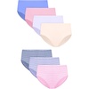 image:imageHanes Girls Underwear Hipsters 7pack Pure Comfort Microfiber Hipster Panties for Girls AssortedBlushBluePurple