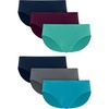 image:imageHanes Mens Bikini Underwear Pack 6Pack Sexy Mens Underwear UltraSoft Stretch Cotton Bikini Briefs WickingIndigo  Turquoise  Grey  Violet  Sage