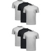 image:imageHanes Mens Pocket TShirt Pack 6Pack Cool amp Breathable Cotton Tees StayTucked Undershirts for MenBlackGrey