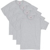 image:imageHanes Mens Ultimate Undershirt ComfortBlend Slim Fit Tees for Men MoistureWicking4 Pack  Grey