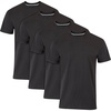 image:imageHanes Mens Ultimate Undershirt ComfortBlend Slim Fit Tees for Men MoistureWickingBlack  4 Pack