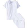 image:imageHanes Mens Undershirts TShirt Pack VNeck Cotton Tees for Men MoistureWicking Odor Control White MultiPack8 Pack  White