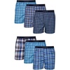 Blue Plaid - 6 Pack