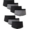image:imageHanes Mens Underwear Briefs Ultimate Comfortsoft MoistureWicking Tagless Cooling MultipackGrayBlack  7 Pack