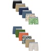 image:imageHanes boys Underwear Boxer Briefs Pack 8pack Cottonstretch Dyed Boys Underwear MoisturewickingWalnut  Navy  Orange  Green