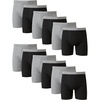 Black/Gray - 12 Pack