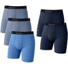 Blue/Gray - 5 Pack