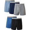 image:imageHanes mens Underwear Boxers Pack Cool and Breathable Cotton Underwear Exposed and Comfortflex Waistbands MultipackExposed Waistband Blue  5 Pack