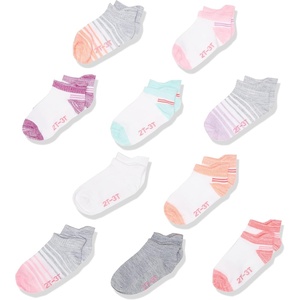 image:imageHanes Baby And Toddler Socks Nonslip Grip Ankle Socks Boys and Girls MultipacksAssorted  10 Pack