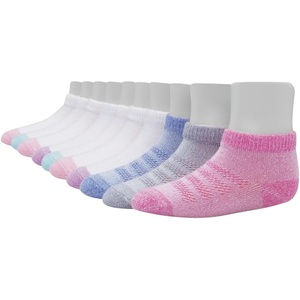 image:imageHanes Baby And Toddler Socks Nonslip Grip Ankle Socks Boys and Girls MultipacksPink  10 Pack