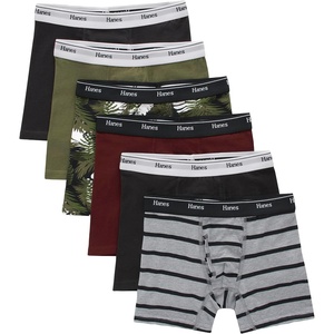 image:imageHanes Boys Originals Boxer Briefs Stretch Cotton Underwear Assorted 6packBlackCargoOlive PalmMaroonStripe  6 Pack
