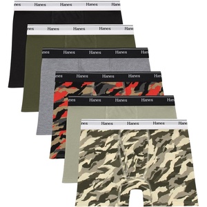 image:imageHanes Boys Originals Boxer Briefs Stretch Cotton Underwear Assorted 6packOrangeTanGreen  6 Pack