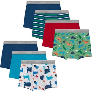 image:imageHanes Boys Potty Training Underwear Light Leaks Toddler Cotton Briefs and Boxer Briefs MultipackBoxer Briefs  WhaleDino  7 Pack
