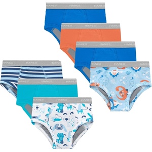 image:imageHanes Boys Potty Training Underwear Light Leaks Toddler Cotton Briefs and Boxer Briefs MultipackBriefs  BlueOrange  7 Pack