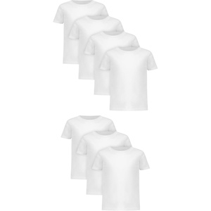 image:imageHanes Boys Undershirt EcoSmart White TShirts for Boys Short Sleeve Shirts 5 or 10 PackWhite
