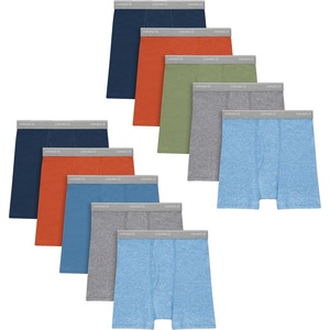 image:imageHanes Boys Underwear Boxer Briefs Or Briefs Pack 8 Or 12 Pack Cotton Stretch Underwear for Boys amp Toddler BoysTanBlueGreenGrey