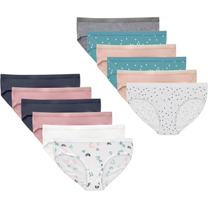 image:imageHanes Girls And Toddlers Underwear Stretch Cotton Panties 12pack Briefs Bikini and Hipsters for GirlsGrey  Pink  Nude  Grey  White  Dot Prints  Heart Print