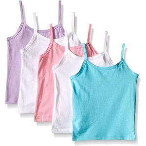 image:imageHanes Girls Camisole 100 Cotton Tagless Cami Toddler Sizing Multiple Packs amp Colors AvailableWhite  5 Pack