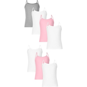 image:imageHanes Girls Camisole 100 Cotton Tagless Cami Toddler Sizing Multiple Packs amp Colors AvailableWhite  Pink  Grey