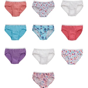 image:imageHanes Girls Hanes Girls 20pack Tagless Cotton Brief PantiesHipster  Assorted 3  10 Pack