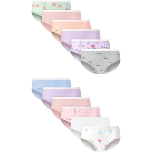 image:imageHanes Girls Hanes Girls 20pack Tagless Cotton Brief PantiesPurple  Pink  Flowers  Hearts  White  Stars  Green