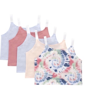 image:imageHanes Girls Originals Tween Underwear Crop Cami Pack Fashion Assorted 5PackBlush  Periwinkle  Navy