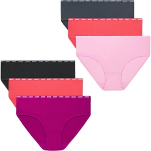 image:imageHanes Girls Underwear Brief and Hipsters 6Pack  Moves Breathable Stretch  XTemp MoistureWicking Girls PantiesPinkBlackGrey