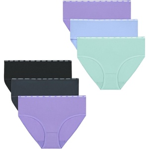 image:imageHanes Girls Underwear Brief and Hipsters 6Pack  Moves Breathable Stretch  XTemp MoistureWicking Girls PantiesPurpleBlueMintBlackGrey