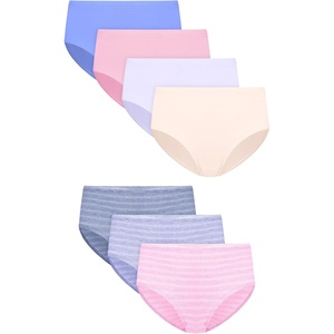 image:imageHanes Girls Underwear Hipsters 7pack Pure Comfort Microfiber Hipster Panties for Girls AssortedBlushBluePurple