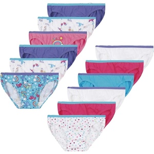 image:imageHanes Girls and Toddler Underwear Cotton Knit Tagless Brief Hipster and Bikini Panties Multipack Colors May VaryAssorted