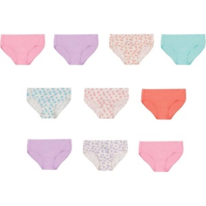 image:imageHanes Girls and Toddler Underwear Cotton Knit Tagless Brief Hipster and Bikini Panties Multipack Colors May VaryBrief Assortment