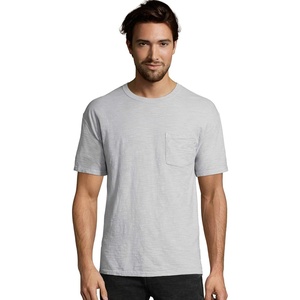 image:imageHanes Mens Pocket TShirt Pack 6Pack Cool amp Breathable Cotton Tees StayTucked Undershirts for MenAssorted  1901