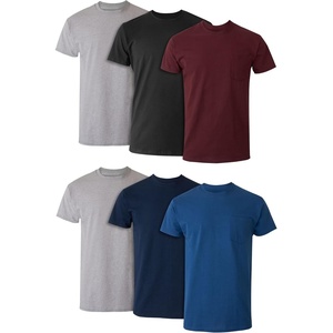 image:imageHanes Mens Pocket TShirt Pack 6Pack Cool amp Breathable Cotton Tees StayTucked Undershirts for MenAssorted