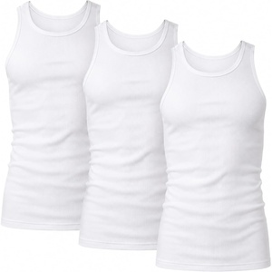 image:imageHanes Mens Tank Undershirt Pack Cotton Tank Undershirt MoistureWicking Breathable White or GreyBlack MultiPackWhite  3 Pack