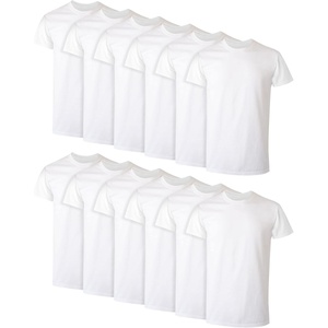 image:imageHanes Mens Undershirt Packs StayTucked Soft Cotton Undershirts Best Undershirts for Men WhiteBlackAsstd MultipacksWhite  12 Pack