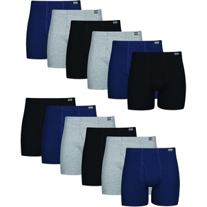 image:imageHanes Mens Underwear Boxer Briefs Pack Moisturewicking Underwear for Men Breathable Cool amp Breathable CottonAssorted  12 Pack