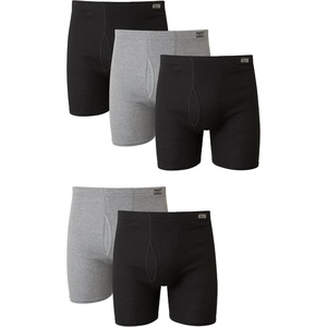 image:imageHanes Mens Underwear Boxer Briefs Pack Moisturewicking Underwear for Men Breathable Cool amp Breathable CottonAssorted  5 Pack