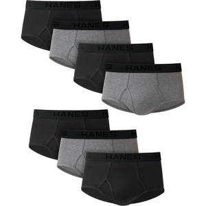 image:imageHanes Mens Underwear Briefs Ultimate Comfortsoft MoistureWicking Tagless Cooling MultipackGrayBlack  7 Pack