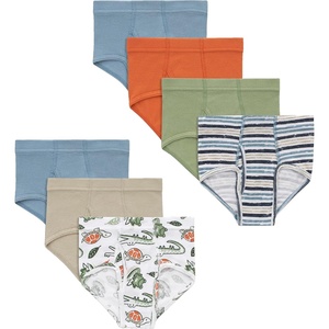 image:imageHanes Toddler Boys Organic Cotton Underwear Pure Comfort 100 Cotton Boxer Briefs Available 10 amp 7 PackTan  White  Blue  Green  Beige