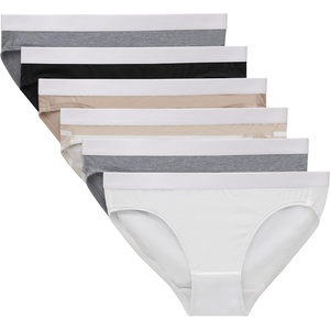 image:imageHanes girls Originals Underwear Stretch Cotton Boyshorts Hipster Bikini Panties 6packBlush Pink  Periwinkle  Tiedye  Navy  Mauve  Stretch Bikini
