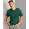 image:imageHanes Mens Beefyt Pocket Heavyweight Cotton Pocket Tee for Men FullCut TShirt 1 Or 2 PackDeep Forest  2 Pack