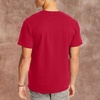 image:imageHanes Mens Beefyt Pocket Heavyweight Cotton Pocket Tee for Men FullCut TShirt 1 Or 2 PackDeep Red  2 Pack