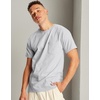 image:imageHanes Mens Beefyt Pocket Heavyweight Cotton Pocket Tee for Men FullCut TShirt 1 Or 2 PackLight Steel  2 Pack