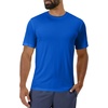 image:imageHanes Mens Cool Dri Performance TShirt MoistureWicking Short Sleeve Tee 40 UPF Protection 2 Or 5 PackBlackWhiteNavyGreyRoyal  5 Pack