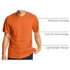 image:imageHanes Mens Cool Dri Performance TShirt MoistureWicking Short Sleeve Tee 40 UPF Protection 2 Or 5 PackSafety Orange  2 Pack