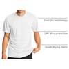 image:imageHanes Mens Cool Dri Performance TShirt MoistureWicking Short Sleeve Tee 40 UPF Protection 2 Or 5 PackWhite  2 Pack
