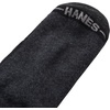 image:imageHanes Mens Crew Socks Pack 8 Pairs Max Cushion Moisturewicking Ankle Socks for Men Cushioned Ankle LengthBlack With Gray Logo  8 Pack