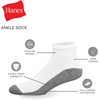 image:imageHanes Mens Crew Socks Pack 8 Pairs Max Cushion Moisturewicking Ankle Socks for Men Cushioned Ankle LengthWhiteGrey  6 Pack