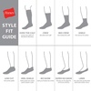 image:imageHanes Mens Crew Socks Pack 8 Pairs Max Cushion Moisturewicking Ankle Socks for Men Cushioned Ankle LengthWhiteGrey  6 Pack
