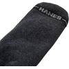 image:imageHanes Mens Crew amp Over the Calf Socks Pack Max Cushioned Moisturewicking Stay Dry Socks Athletic Socks 6 8 Or 12pairsBlack With Gray Logo  6 Pack